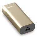 ZEWNĘTRZA BATERIA / POWER BANK KSIX - 4000 MAH - ZŁOTA