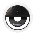 Ksix Studio Live Pocket Pierścieniowa Lampa LED z Uchwytem na Telefon - 3W