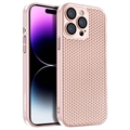 Plastikowe Etui Kstdesign z Serii Icenets do iPhone 15 Pro Max - Róż