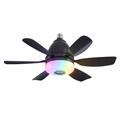 LEC017R 3-stopniowy wentylator sufitowy RGB z...