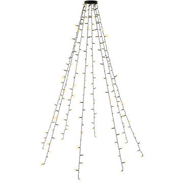 Lampki choinkowe LED z pierścieniem i wyłącznikiem czasowym - 200 LED
