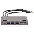 Replikator Portów do iMaca LMP USB-C Attach Dock Pro 4K 10-port - Szary