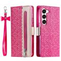Etui z Portfelem Lace Pattern do Samsung Galaxy S23 5G