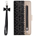Samsung Galaxy A20e Pokrowiec z Portfelem Lace Pattern