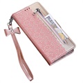 Etui z portfelem Lace Pattern do iPhone 11 Pro - Różowe Złoto