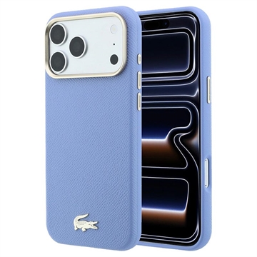 Etui iPhone 18 Pro Max Lacoste Champs Élysées - kompatybilne z MagSafe - Błękit