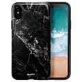Etui z TPU Laut Huex Elements do iPhone X / iPhone XS - Czarny marmur