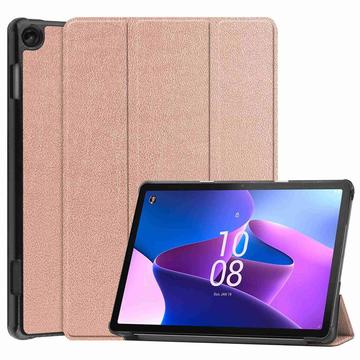 Lenovo Tab M10 Gen 3 Inteligentne Etui Folio z Serii Tri-Fold - Różowe Złoto