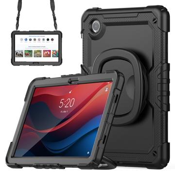 Lenovo Tab M11 Pokrowiec Heavy Duty 360 z Paskiem na Rękę - Czerń