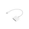 Kabel z adapterem ze zlacza Lightning na zlacze 30-stykowe Apple - iPhone, iPad, iPod - bialy