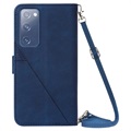 Samsung Galaxy S20 FE Etui-Portfel Seria Line - Błękit