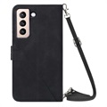 Samsung Galaxy S22 5G Etui-Portfel Seria Line - Czarne