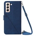 Samsung Galaxy S22 5G Etui-Portfel Seria Line - Błękit