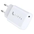 Ładowarka sieciowa Lippa 20W USB-C PD - biała