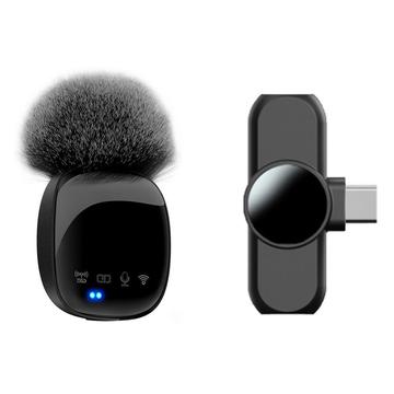 Bezprzewodowy mikrofon Lippa Pro z USB-C - czarny