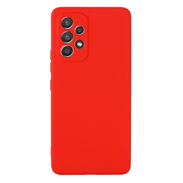 Etui z Płynnego Silikonu do Samsung Galaxy A33 5G - Czerwień