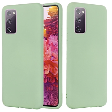 Samsung Galaxy S20 FE 5G Etui z Ciekłego Silikonu - Zieleń