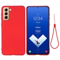 Etui z Płynnego Silikonu do Samsung Galaxy S21 FE 5G