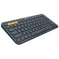 Logitech K380 Multi-Device Bluetooth Keyboard - Nordic Layout - Dark Grey