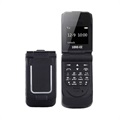 Mini Telefon z Klapką Long-CZ J9 - GSM, Bluetooth - Czerń