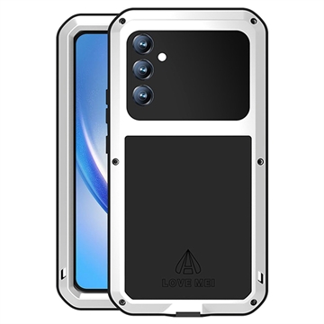 Hybrydowe Etui Love Mei Powerful do Samsung Galaxy A34 5G - Srebrny