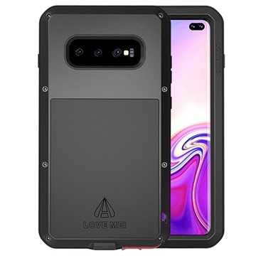 Hybrydowe Etui Love Mei Powerful do Samsung Galaxy S10+ - Czarne