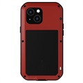 Hybrydowe Etui Love Mei do iPhone 13 Mini - Czerwień