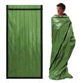 Przenośny śpiwór ratunkowy Luckstone - zielony
