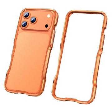iPhone 17 Pro Metalowy Bumper Luphie Safe Lock - Pomarańcz