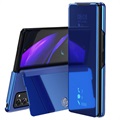 Zamykane Etui Luxury Mirror View do Telefonu Samsung Galaxy Z Fold2 5G - Błękit