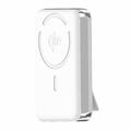 M02A 10000mAh Qi2 Magnetyczny Powerbank Bezprzewodowy z Wbudowaną Podstawką - 35W - Biel