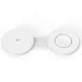 Magnetyczna ładowarka bezprzewodowa M40 2 w 1 do iPhone'a, Apple Watch, AirPods - 25W/5W - biała