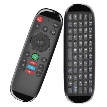 Bezprzewodowa mysz M6 Air Fly z klawiaturą do Smart TV, TV Box - czarna
