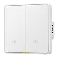 MG-KG126 Inteligentny przełącznik radarowy Zigbee / czujnik obecności człowieka - 2-gniazdowy, 1-drożny