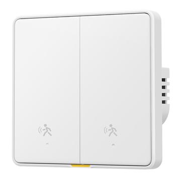 MG-KG126 Inteligentny przełącznik radarowy Zigbee / czujnik obecności człowieka - 2-gniazdowy, 1-drożny