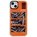 Hybrydowe Etui Mutural Camouflage Series dla iPhone 14 Plus - Pomarańcz