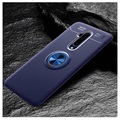 OnePlus 7T Pro Etui Magnet Ring Grip i Podpórką - Niebieskie