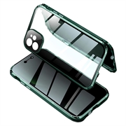 Magnetyczne Etui ze Szkłem Hartowanym Zapewniającym Prywatność do iPhone 11