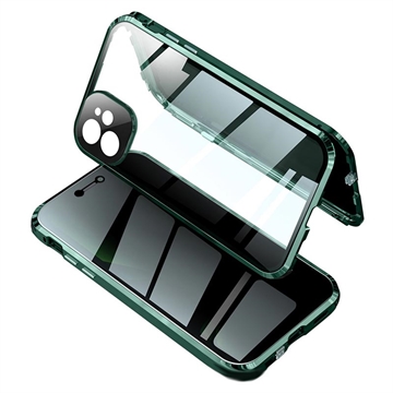 Magnetyczne Etui ze Szkłem Hartowanym Zapewniającym Prywatność do iPhone 11