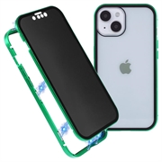 Magnetyczne Etui ze Szkłem Hartowanym Zapewniającym Prywatność do iPhone 15