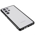 Samsung Galaxy S22 Ultra 5G Magnetyczne Etui ze Szkłem Hartowanym - Czarne
