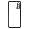 Magnetyczne Etui z Tyłem ze Szkła Hartowanego do OnePlus Nord CE 5G - Czarne