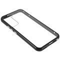 Magnetyczne Etui ze Szkłem Hartowanym do Samsung Galaxy S22 5G - Czarne