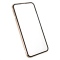 Magnetyczne Etui ze Szkłem Hartowanym do Samsung Galaxy S22 5G - Złoto