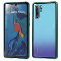 Huawei P30 Pro Magnetyczne Etui ze Szkłem Hartowanym - Zieleń