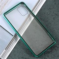 Samsung Galaxy A51 Magnetyczne Etui z Hartowanym Szkłem - Zielone