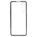 Magnetyczne Etui ze Szkłem Hartowanym do OnePlus Nord - Srebrny