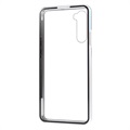 Magnetyczne Etui ze Szkłem Hartowanym do OnePlus Nord - Srebrny