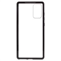 Magnetyczne Etui ze Szkłem Hartowanym do Samsung Galaxy Note20 - Czerń