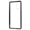 Magnetyczne Etui ze Szkłem Hartowanym do Samsung Galaxy Note20 - Czerń